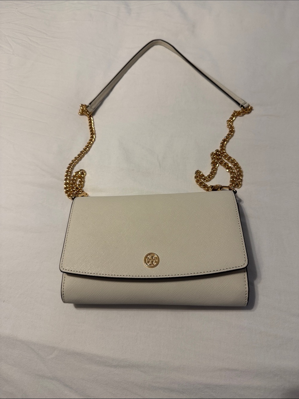 Cream Tory Burch Crossbody Bag